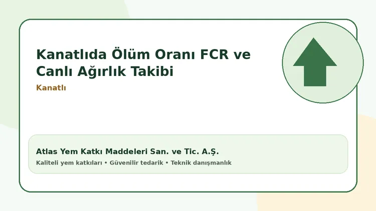 Kanatlıda Ölüm Oranı FCR ve Canlı Ağırlık Takibi